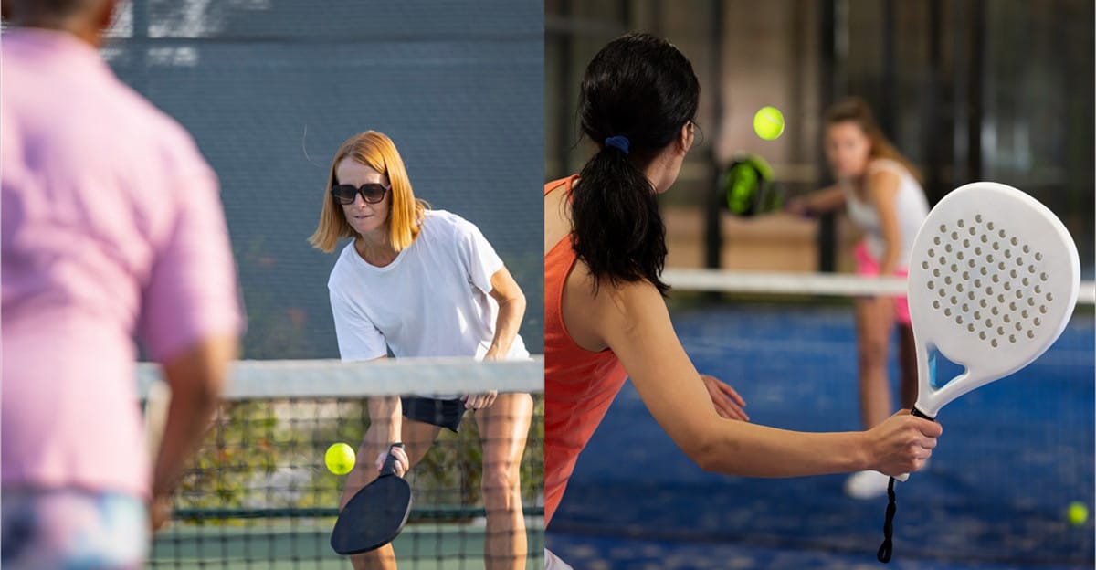 pickleball vs padel